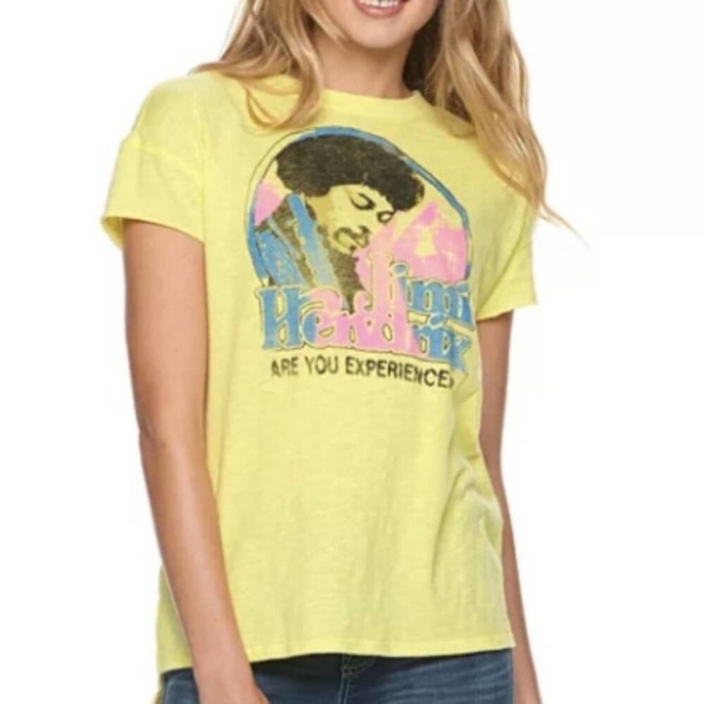 Authentic Hendrix Lemon Tee - "Are You Experienced"